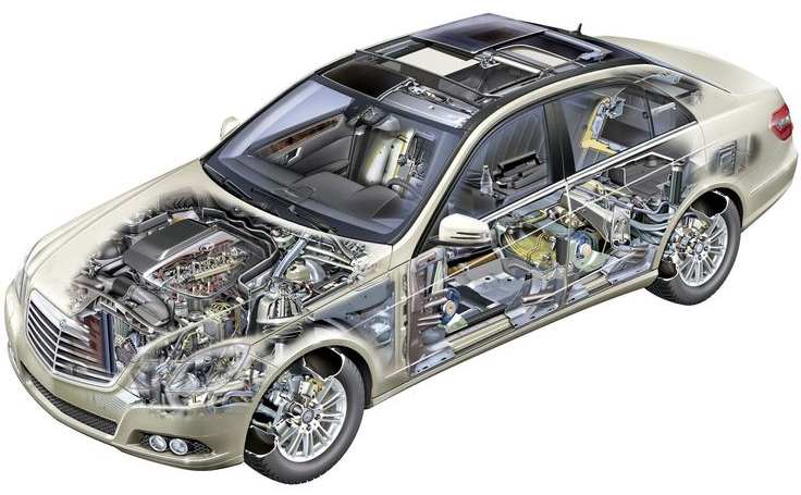 Mercedes E-Klasse W212 Phantomschnitt Technik