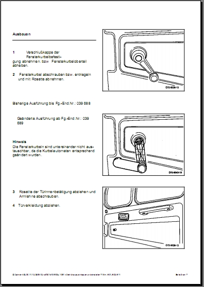 WIS Werkstatt-Handbuch Beispiel 2